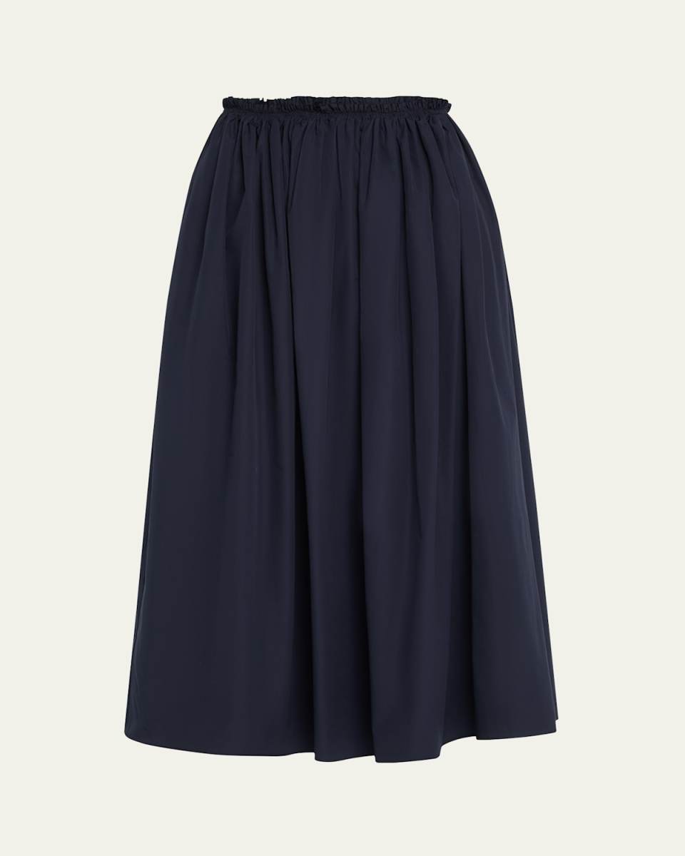 Chiara Gathered Midi Skirt